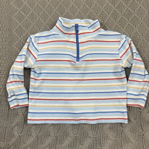 Classic Prep Boutique Striped 1/4 Zip Pullover ~ 9/12M - Picture 1 of 12